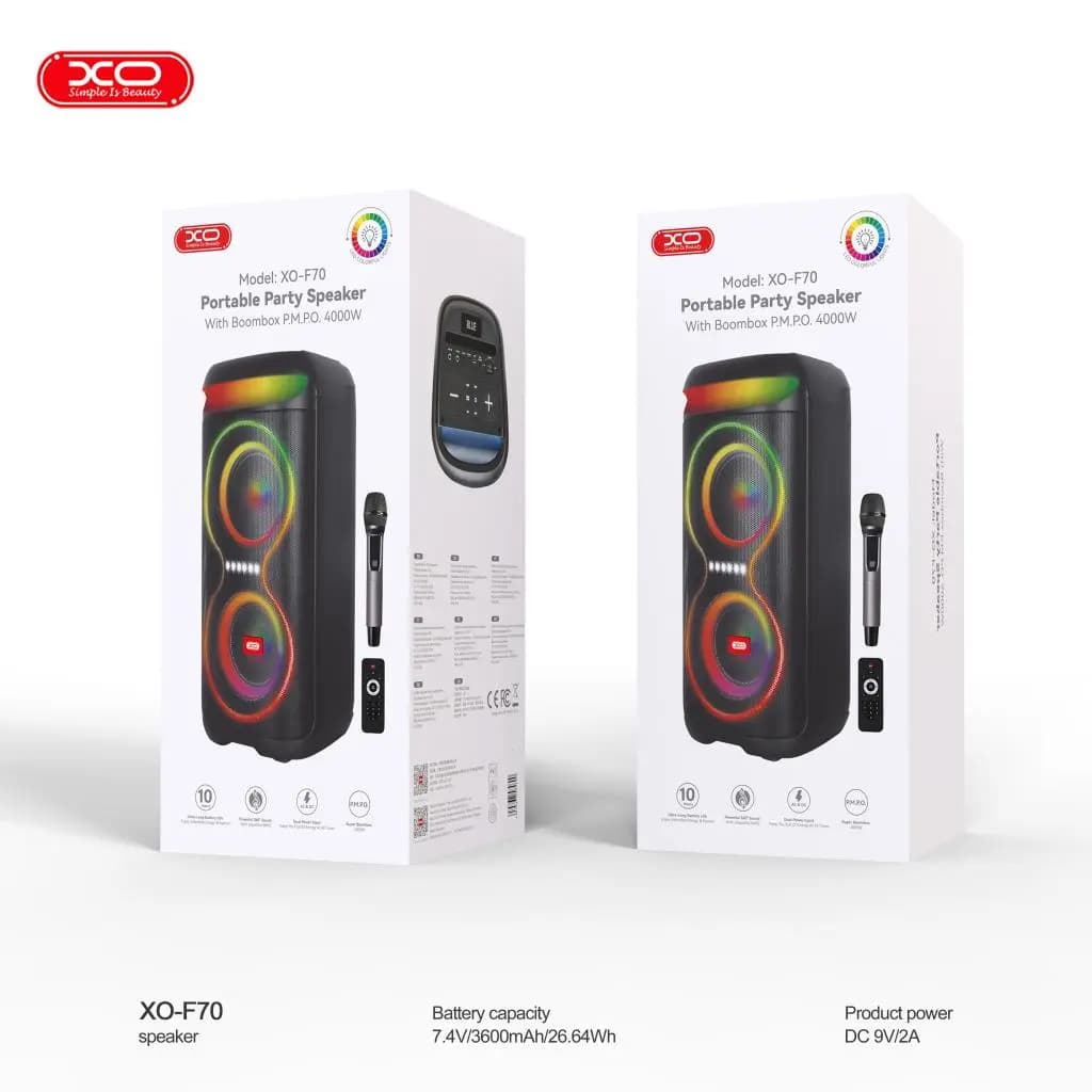 اسپیکر بلوتوثی ایکس او مدل XO F70 — تصویر ۶