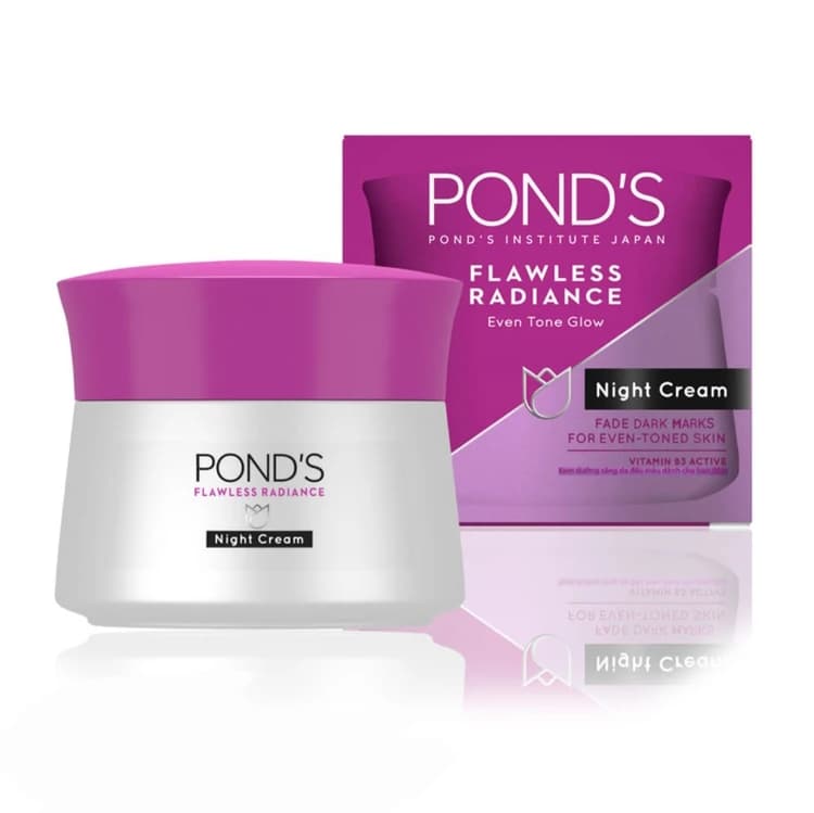 کرم شب پوندز Ponds Flawless Radiance ضدلک و روشن کننده پوست