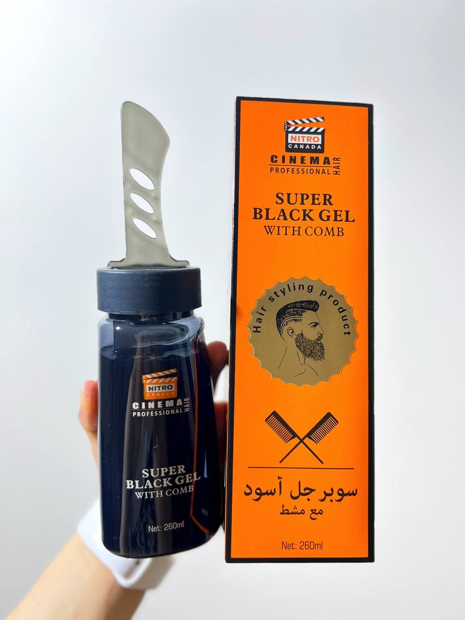 سوپر ژل مو نیترو مدل شانهدار