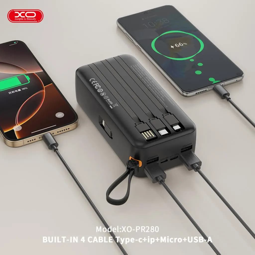 پاوربانک 30 هزار میلی‌آمپر ایکس او مدل XO PR280 — تصویر ۷