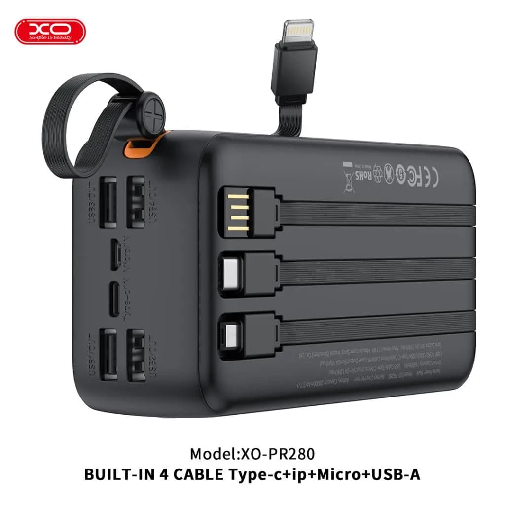 پاوربانک 30 هزار میلی‌آمپر ایکس او مدل XO PR280 — تصویر ۳