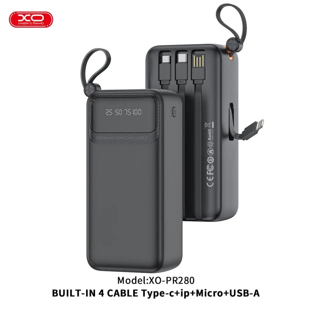 پاوربانک 30 هزار میلی‌آمپر ایکس او مدل XO PR280 — تصویر ۴