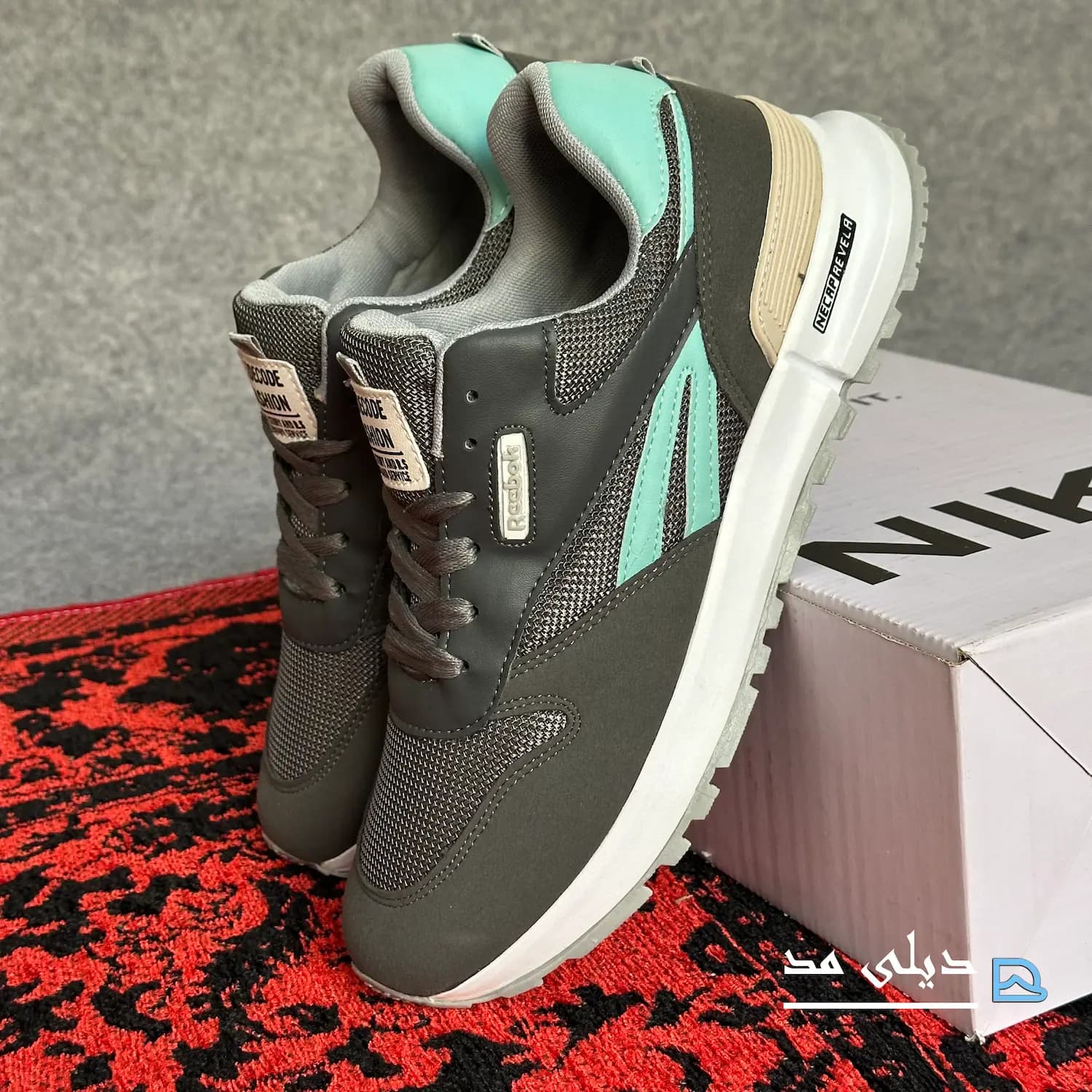 کفش کتانی اسپرت مردانه ریبوک طوسی | Reebok