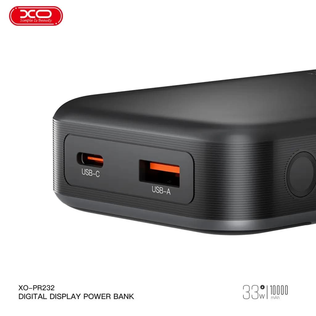 پاوربانک 10 هزار میلی‌آمپر 33 وات ایکس‌او مدل XO PR232 — تصویر ۲
