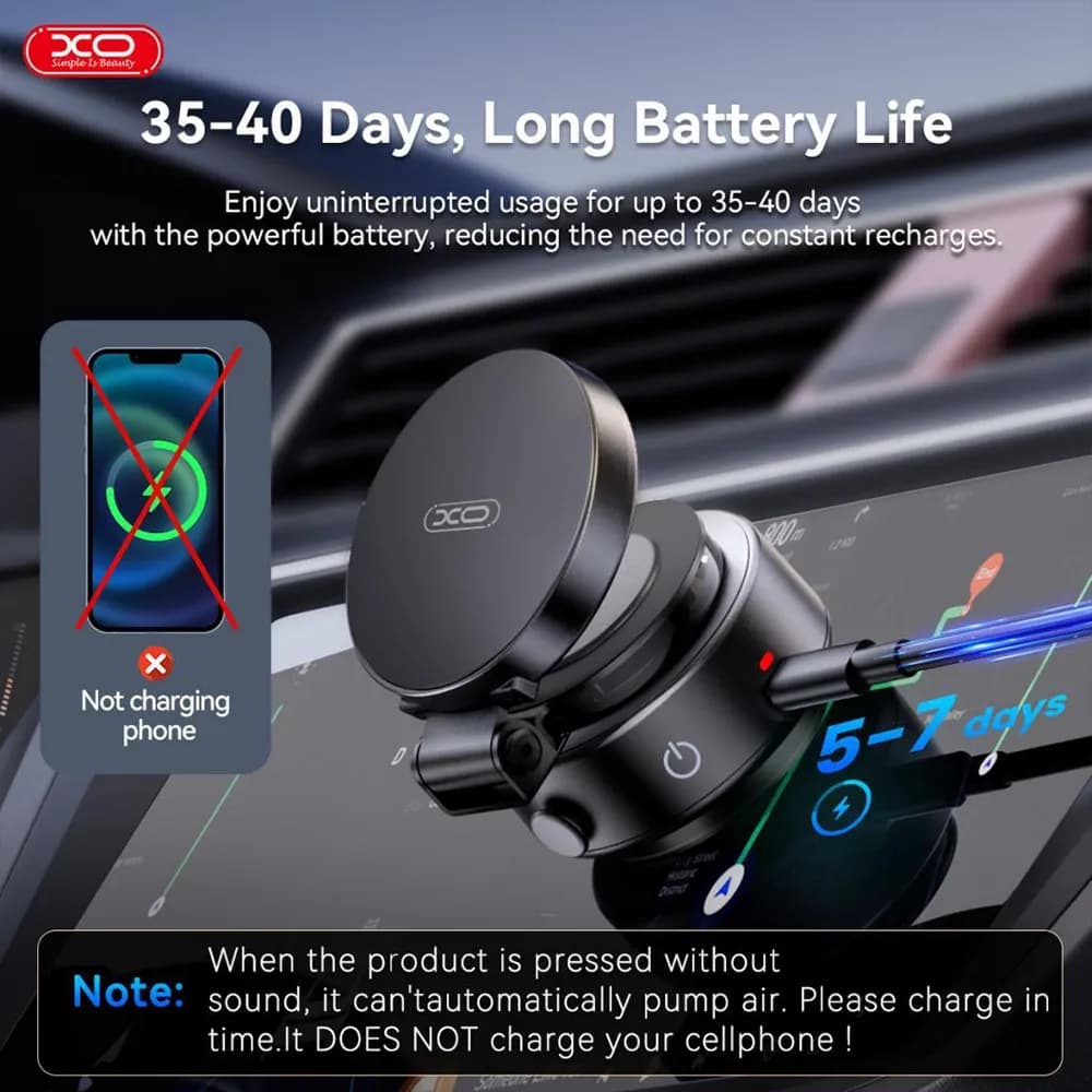 هولدر مغناطیسی وکیومی ایکس او مدل XO C168 — تصویر ۹