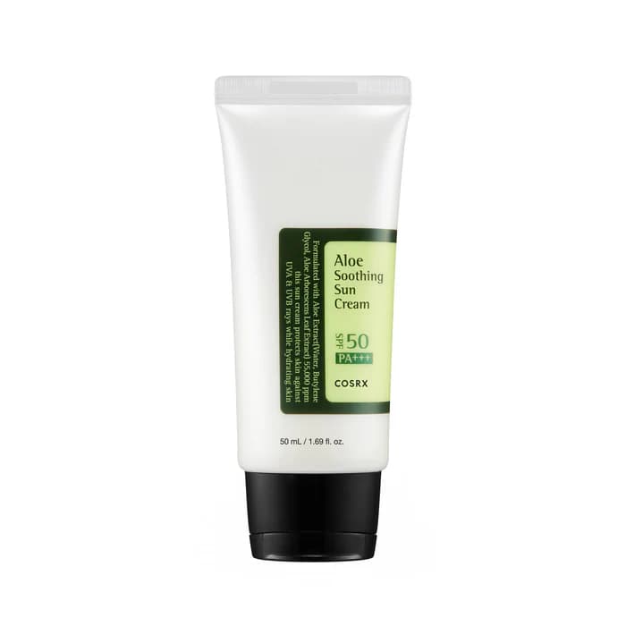 کرم ضدآفتاب کوزارکس حاوی عصاره آلوئه ورا SPF50