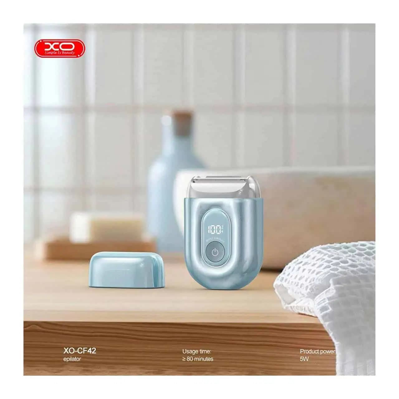 دستگاه موزن و اپیلاتور شارژی بدن ایکساو مدل XO CF42 — تصویر ۸