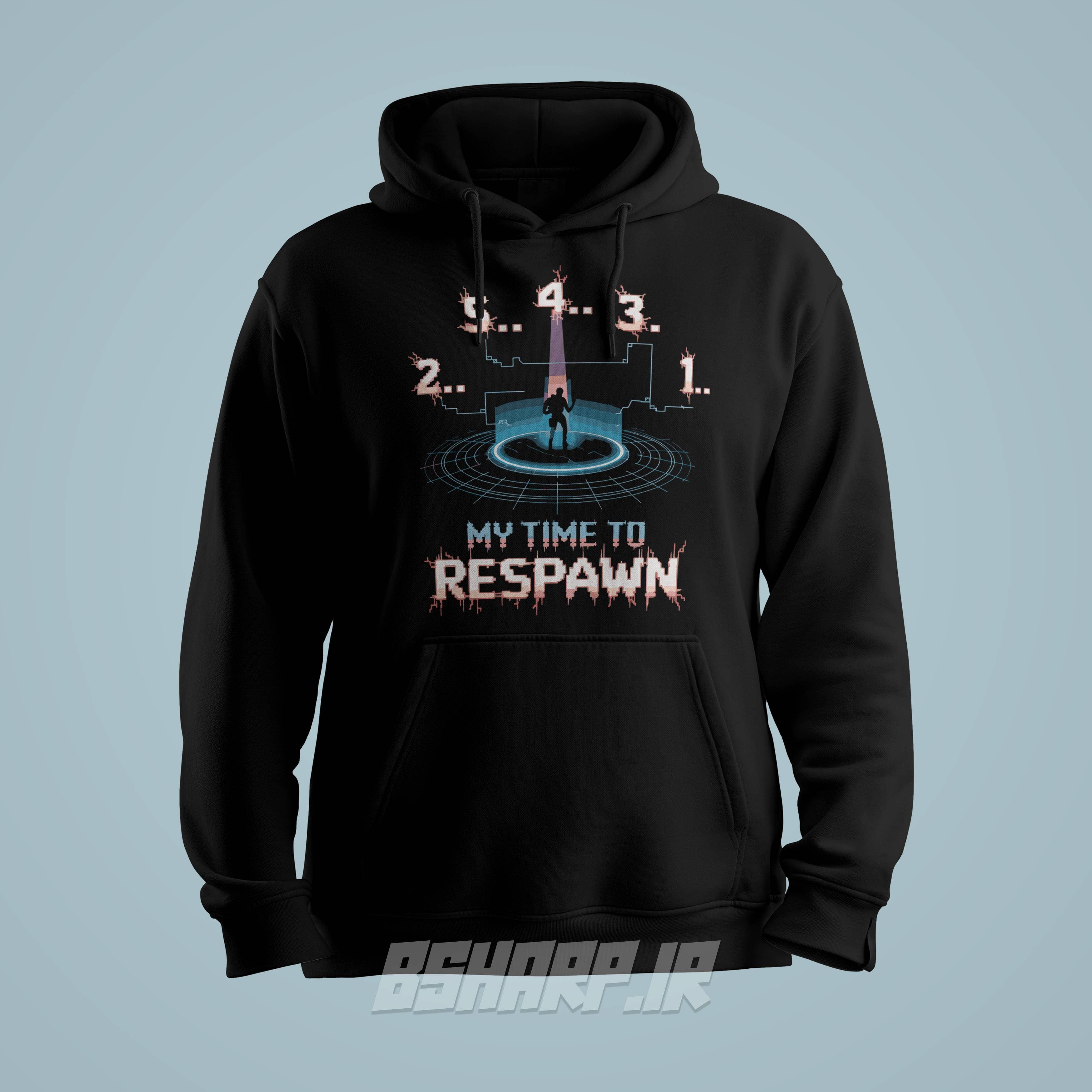 هودی Gamer طرح My Time To Respawn