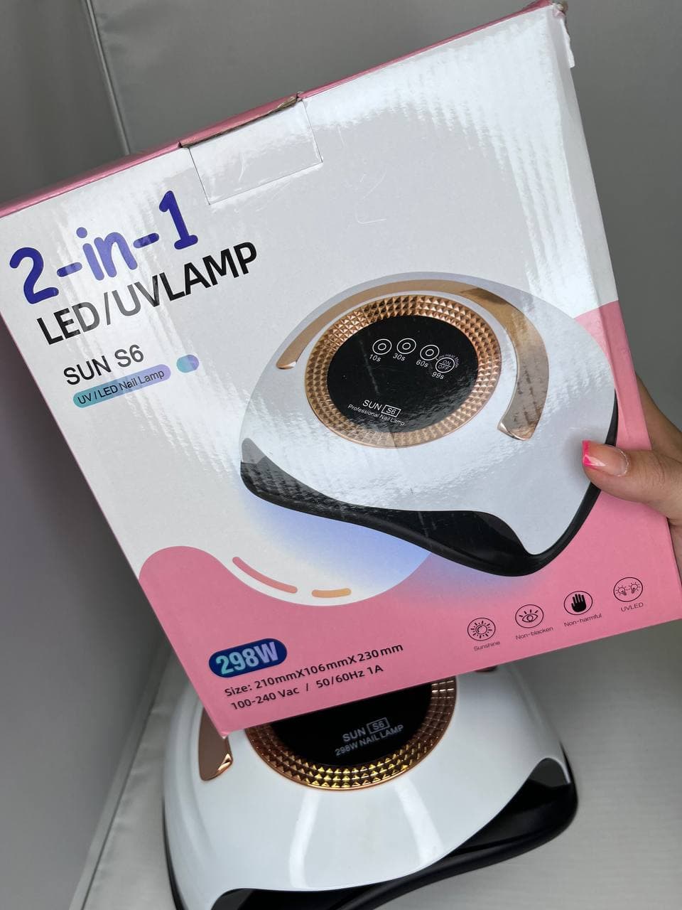 دستگاه یووی لاک خشککن سان SUN S6 298W — تصویر ۶