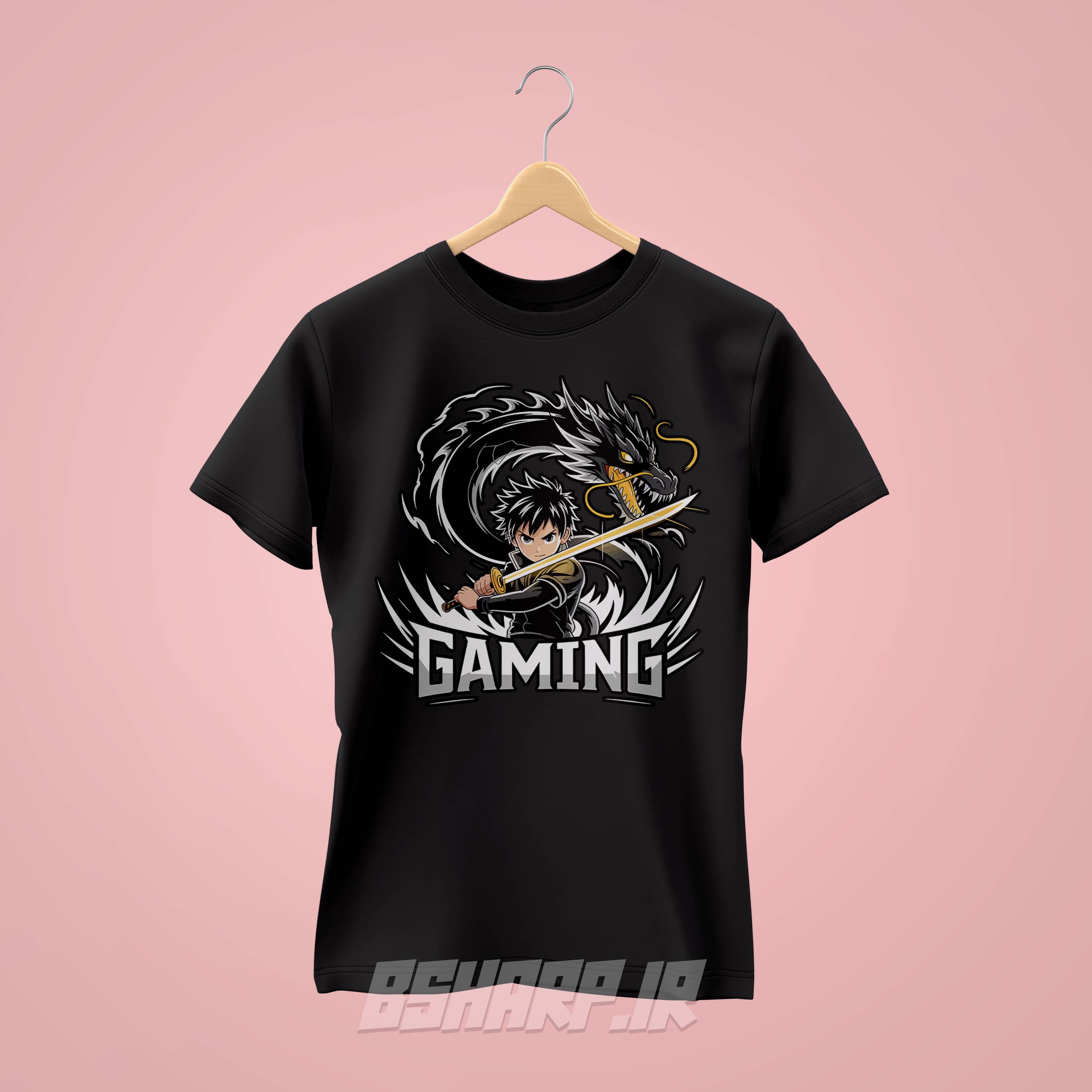تیشرت Gamer طرح گیمینگ