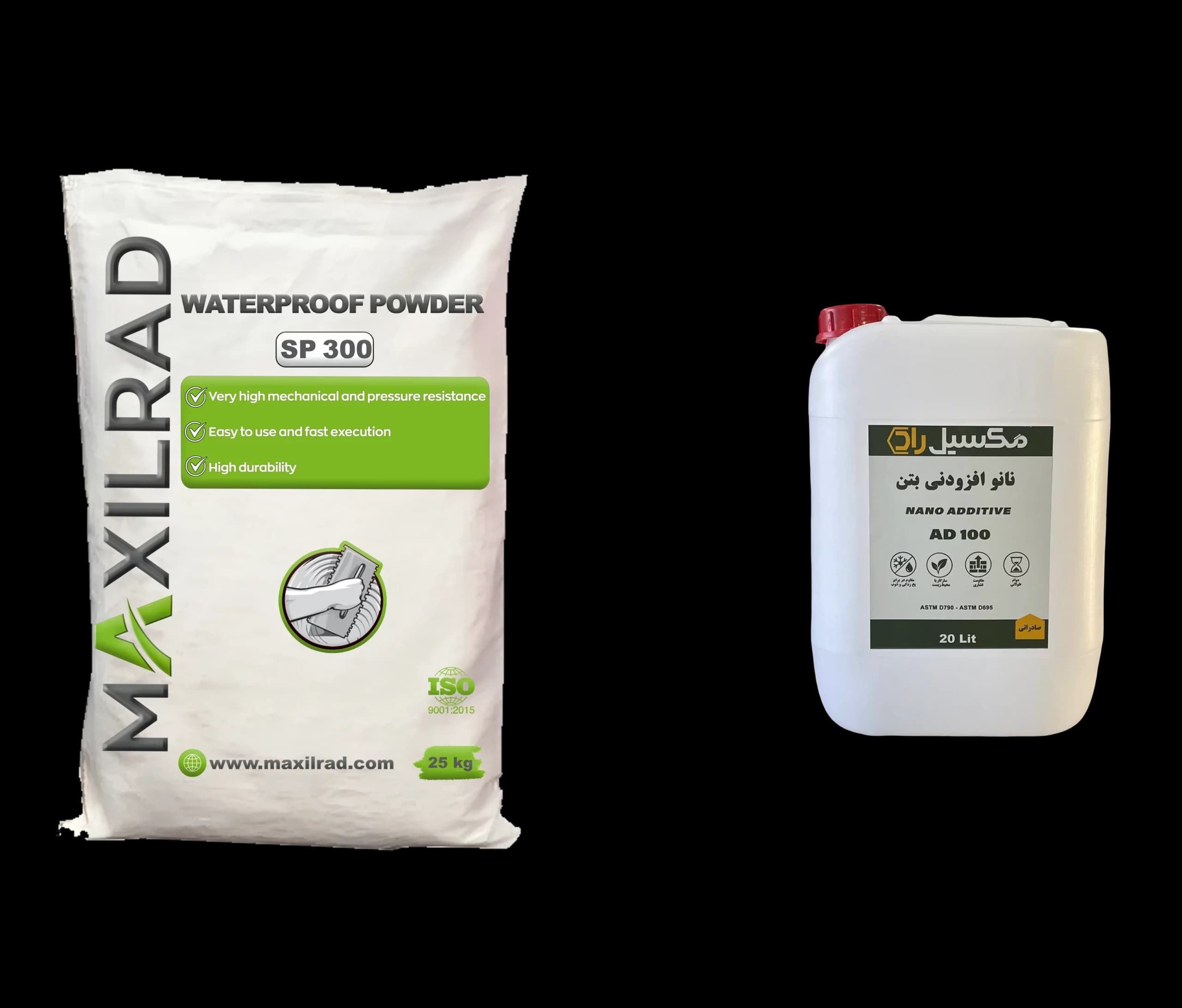 عایق رطوبتی دو جزئی LWP (AD100) + PWP (SP300)