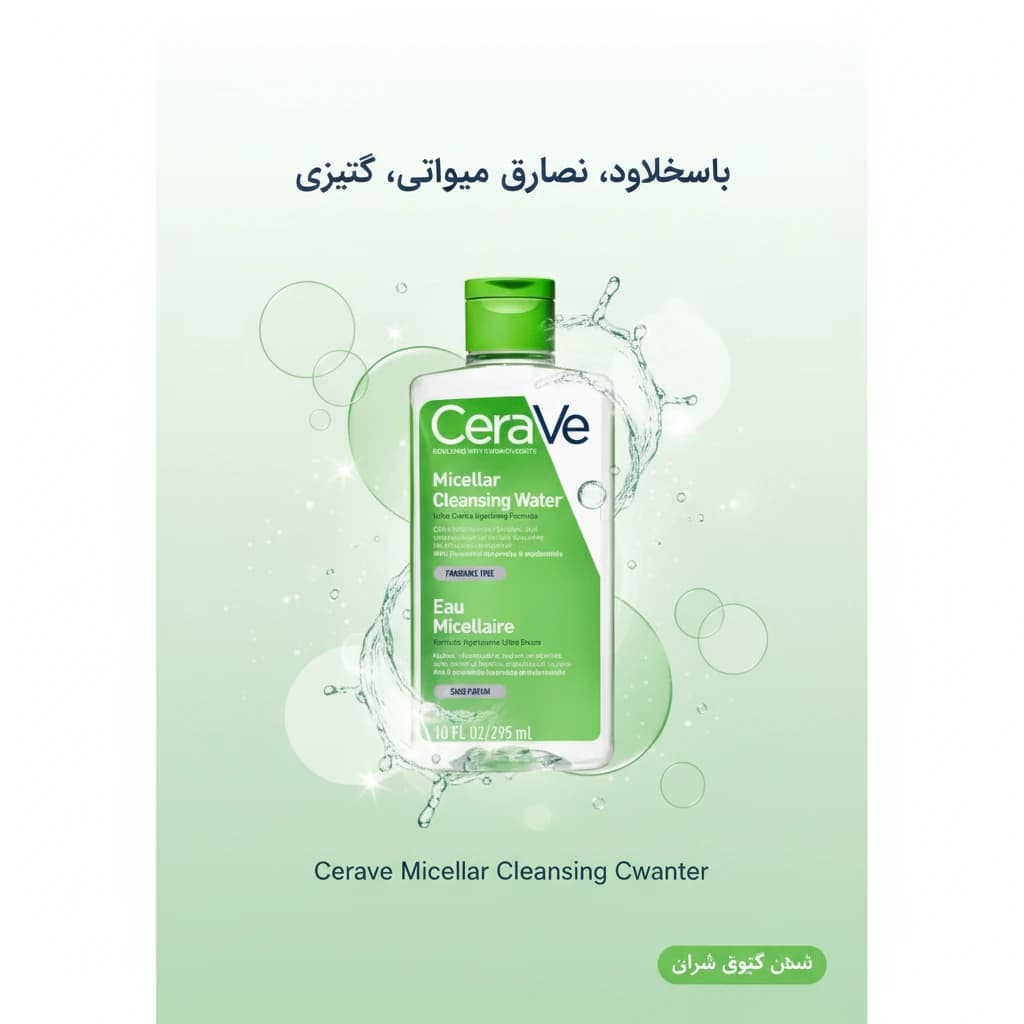 میسلار واتر آبرسان سراوی CeraVe — تصویر ۳