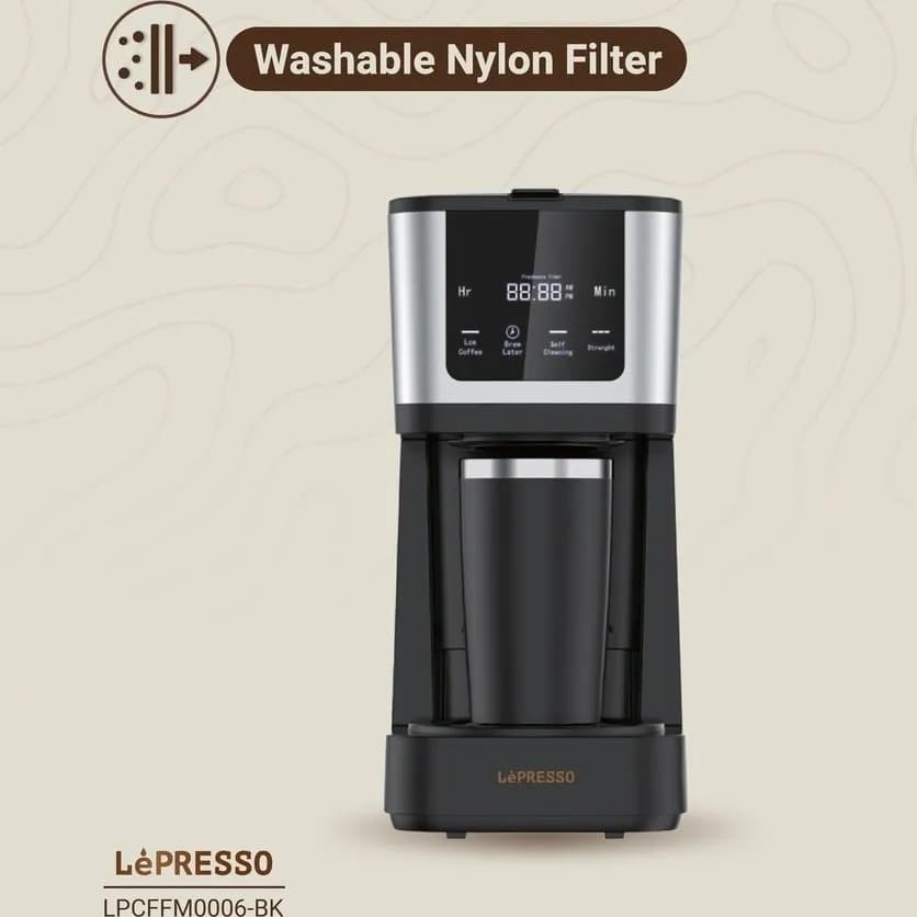دستگاه قهوه ساز اتوماتیک صفحه لمسی لپرسو مدل LePresso Rich Brew Coffee Machine Interactive Touch Display — تصویر ۳