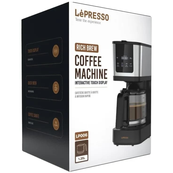 دستگاه قهوه ساز اتوماتیک صفحه لمسی لپرسو مدل LePresso Rich Brew Coffee Machine Interactive Touch Display — تصویر ۷