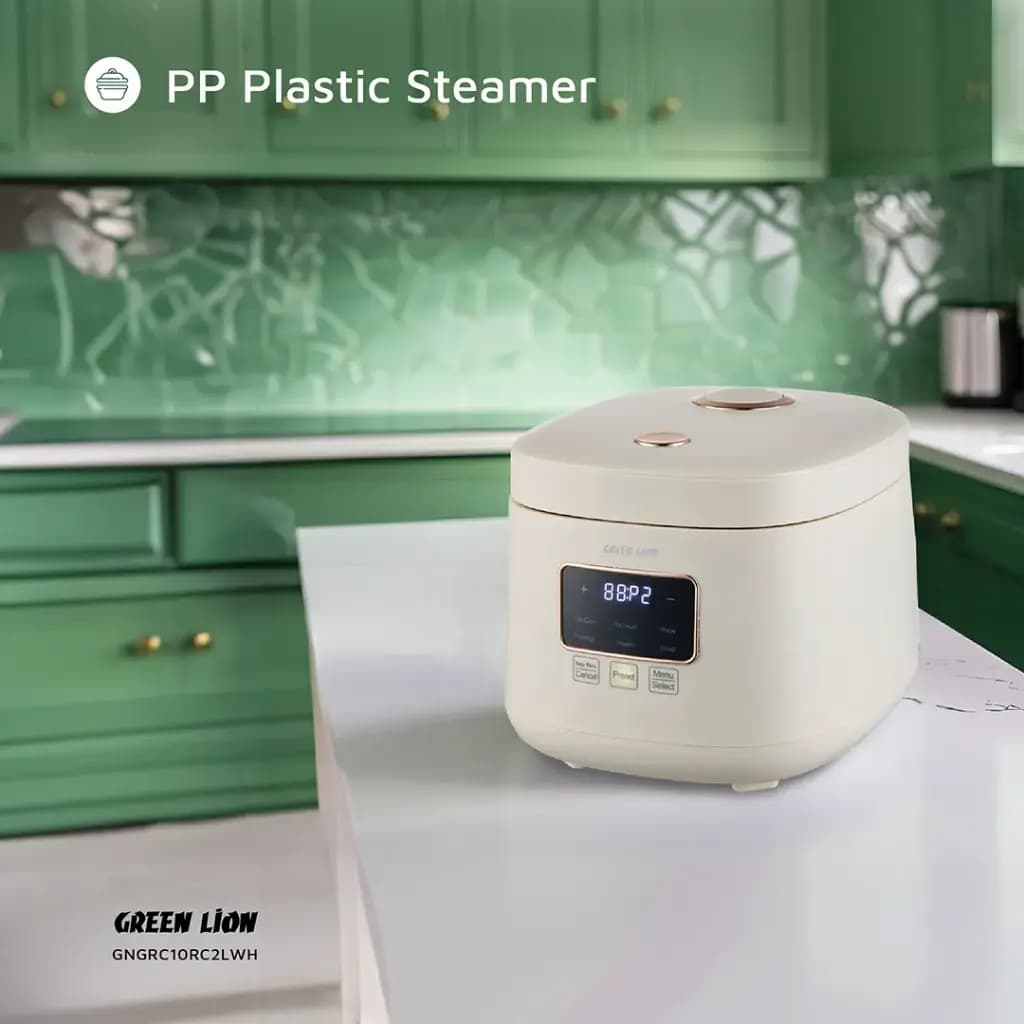 پلوپز دیجیتال گرین لاین مدل Green Lion GRC-10 Digital Rice Cooker 2L با ظزفیت 2 لیتر — تصویر ۴