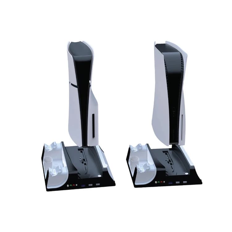 پایه شارژر و خنک کننده پلی استیشن 5 گرین لاین مدل Green Lion PS5 Cooling Stand Charging Station GNPS5CSTDWH — تصویر ۴
