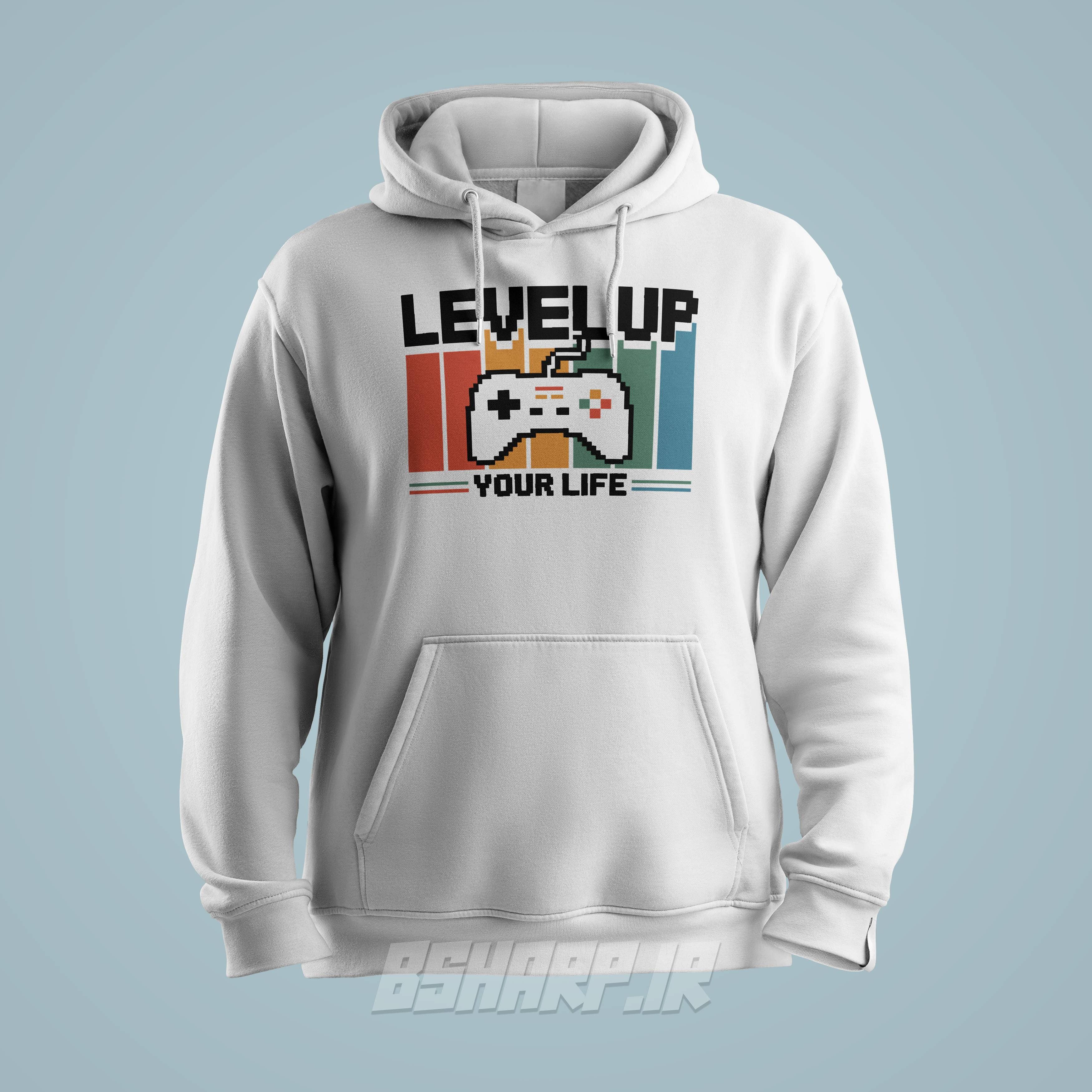 هودی Gamer طرح Level Up Your Life — تصویر ۳