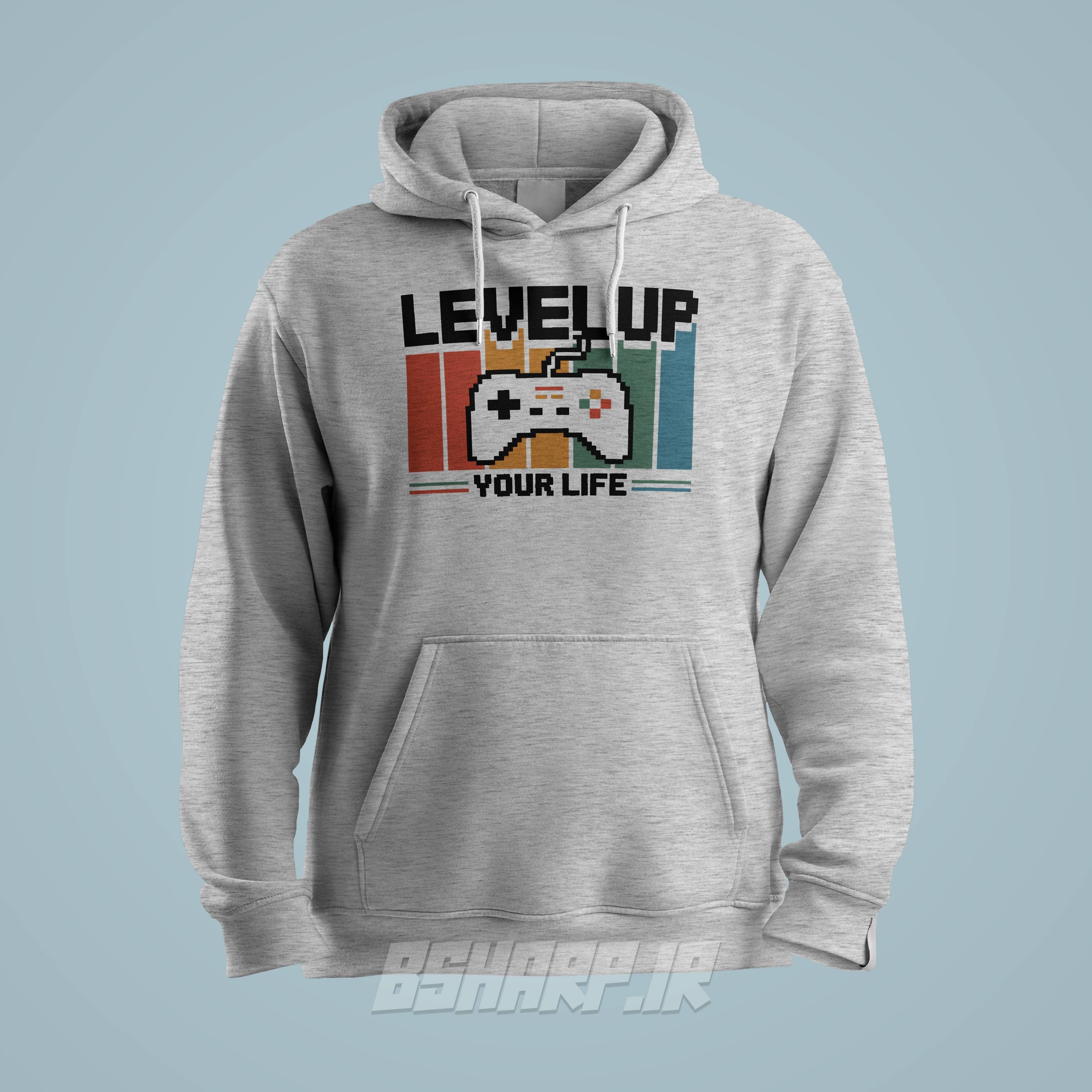 هودی Gamer طرح Level Up Your Life — تصویر ۴