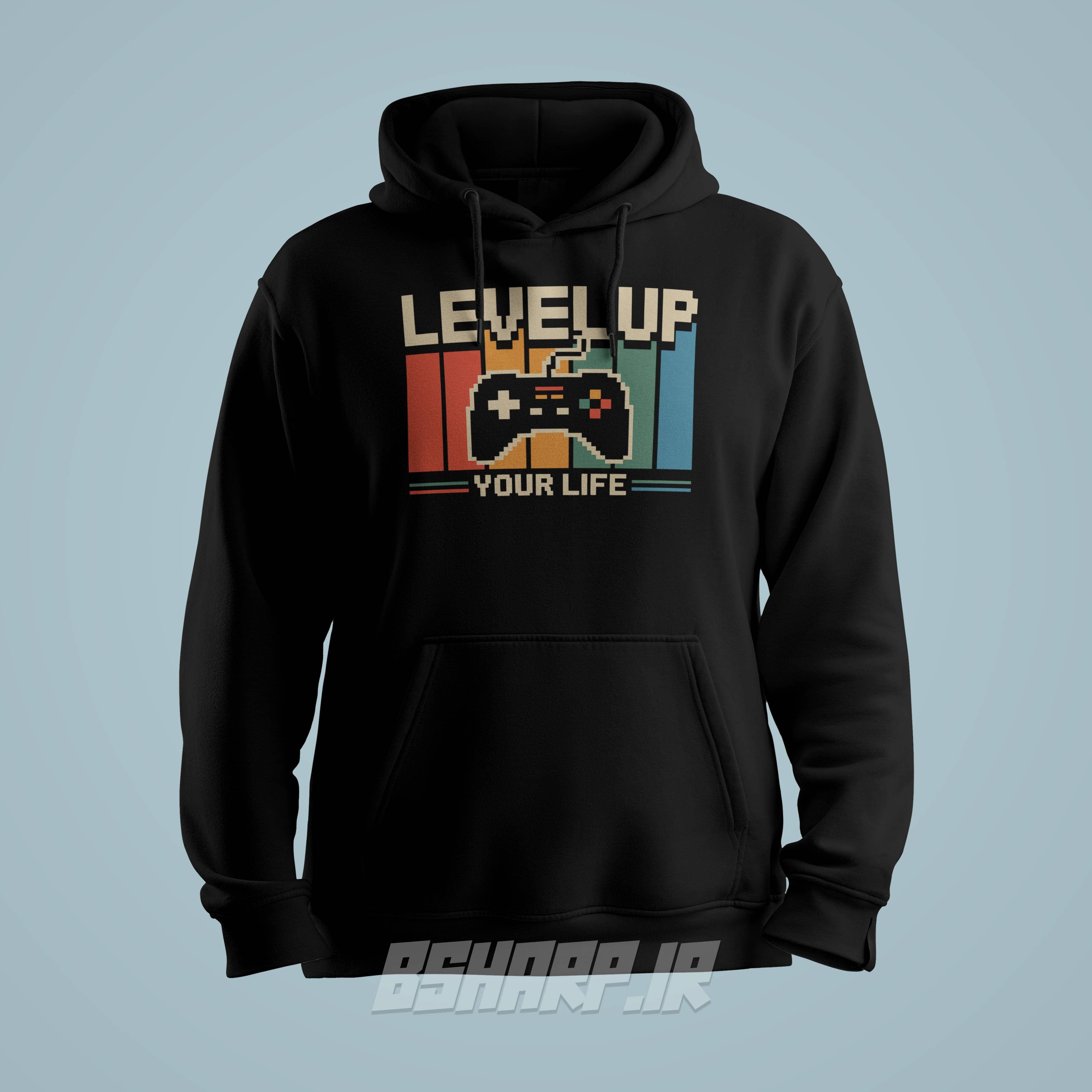 هودی Gamer طرح Level Up Your Life