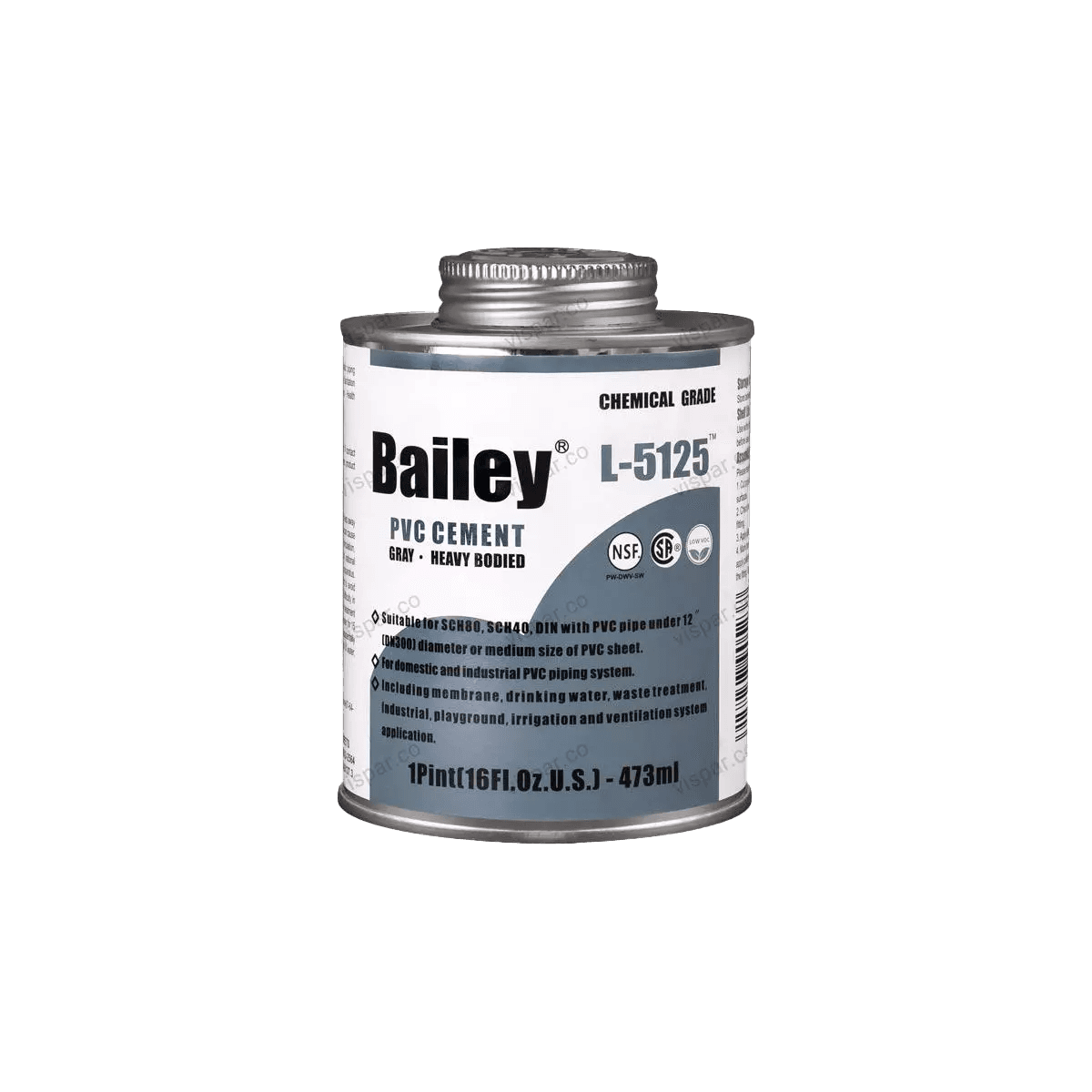 چسب UPVC برند Bailey نیم لیتری