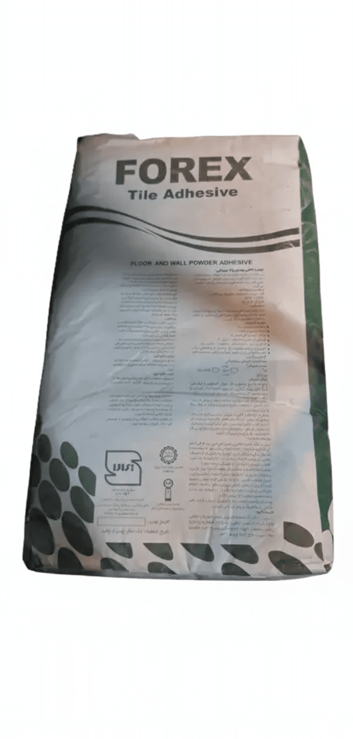 چسب کاشی پودری پایه سیمانی فورکس 20 کیلویی
