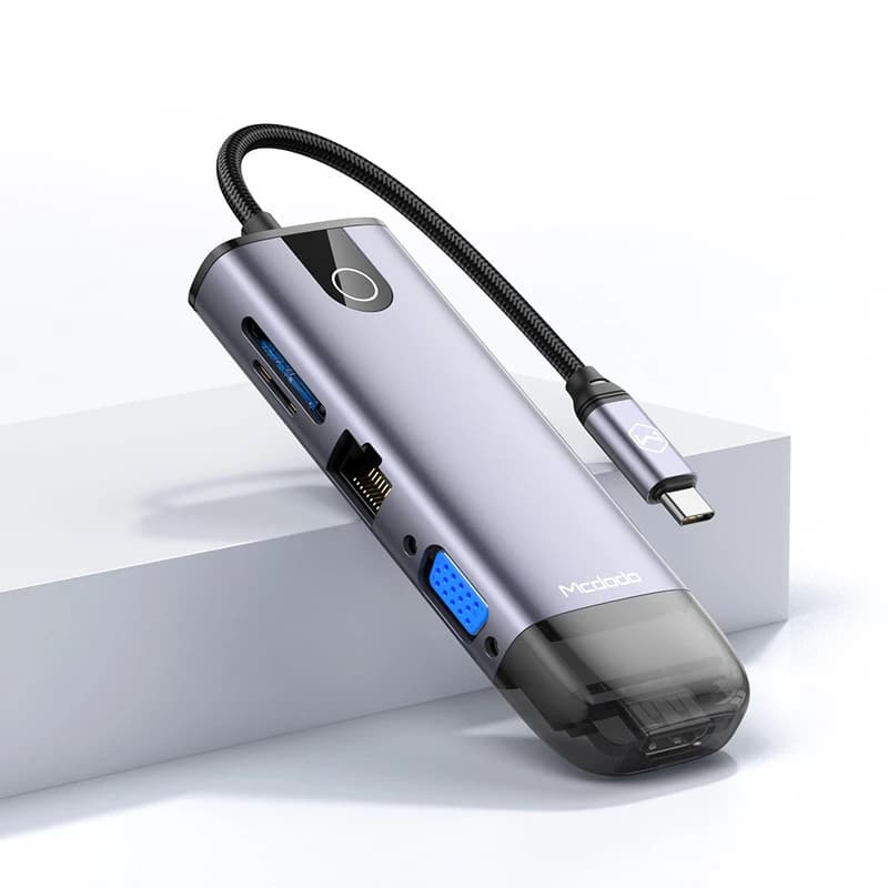 هاب چند کاره مک دودو Mcdodo HU-7420 10 in 1 USB-C HUB USB3.0 HDMI 4K — تصویر ۵