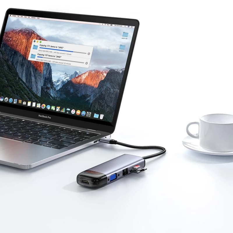 هاب چند کاره مک دودو Mcdodo HU-7420 10 in 1 USB-C HUB USB3.0 HDMI 4K — تصویر ۹