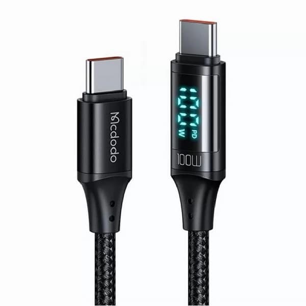 کابل Type C به Type C مک دودو Mcdodo CA-1100 Digital HD PD Data cable طول 1.2 متر توان 100 وات