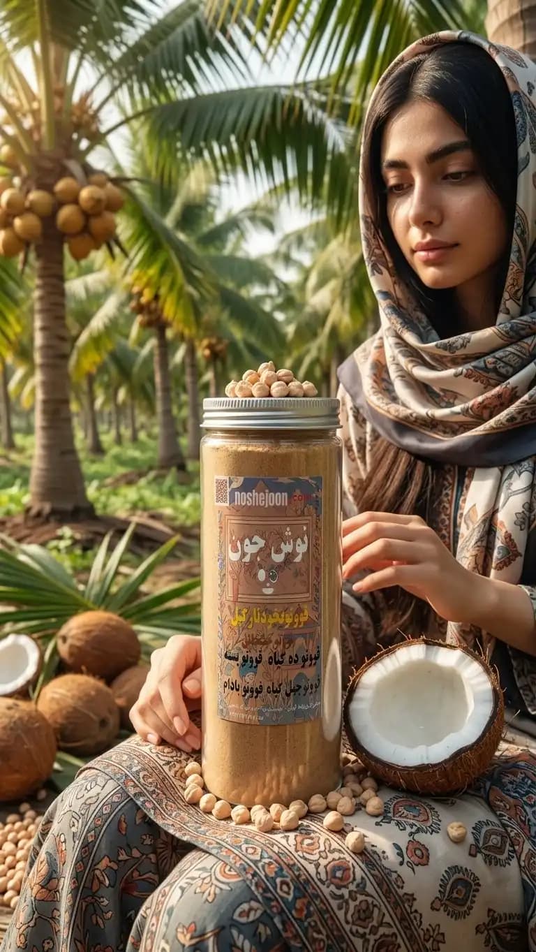 قاووت نخود نارگیل الماسی