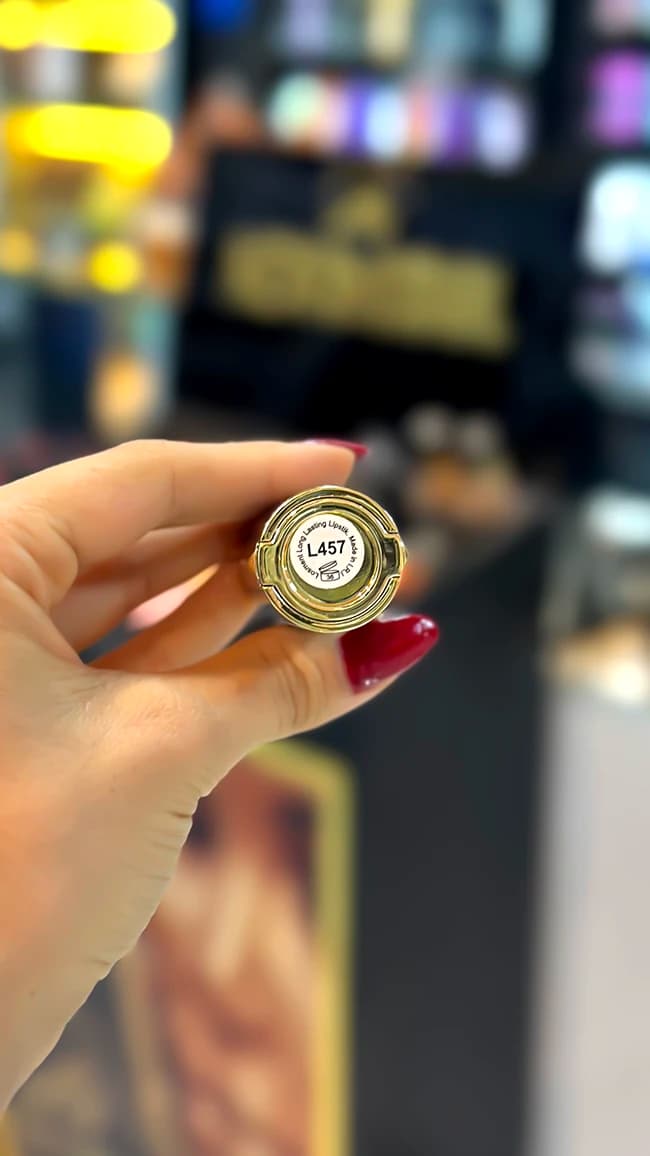 رژ لب جامد بادوام لوسمنت حاوی روغن آرگان شماره L457 — تصویر ۴