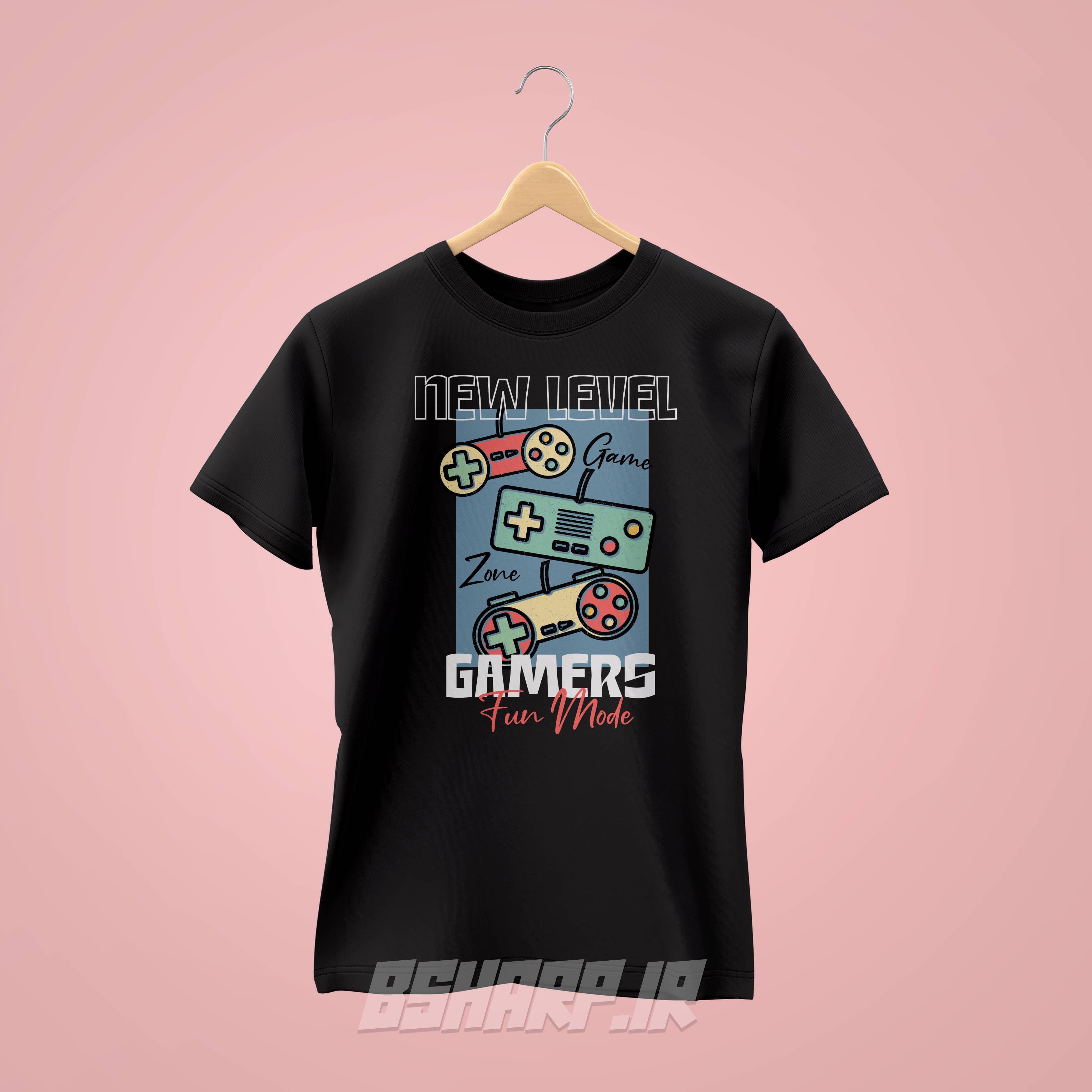تیشرت Gamer طرح مرحله جدید
