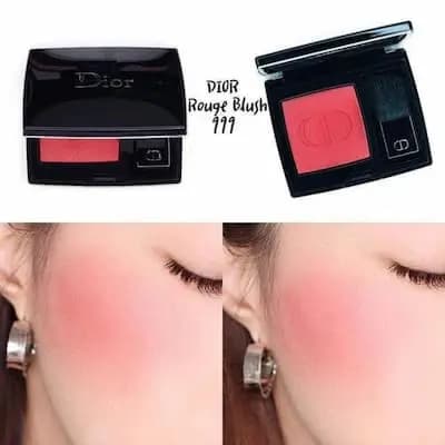 رژگونه دیور Dior Rouge Blush شماره 999 | رنگ قرمز کلاسیک — تصویر ۶