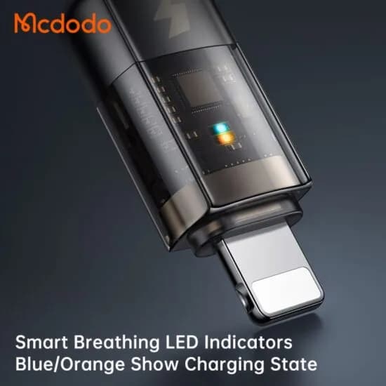کابل لایتنینگ به Type C مک دودو Mcdodo CA-3160 طول 1.2 متر توان 36 وات — تصویر ۳