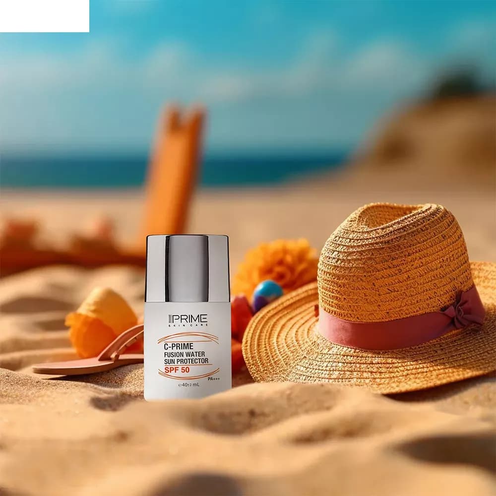 کرم ضدآفتاب بی‌رنگ پرایم، با SPF50، مدل C-Prime Fusion Water — تصویر ۱۲
