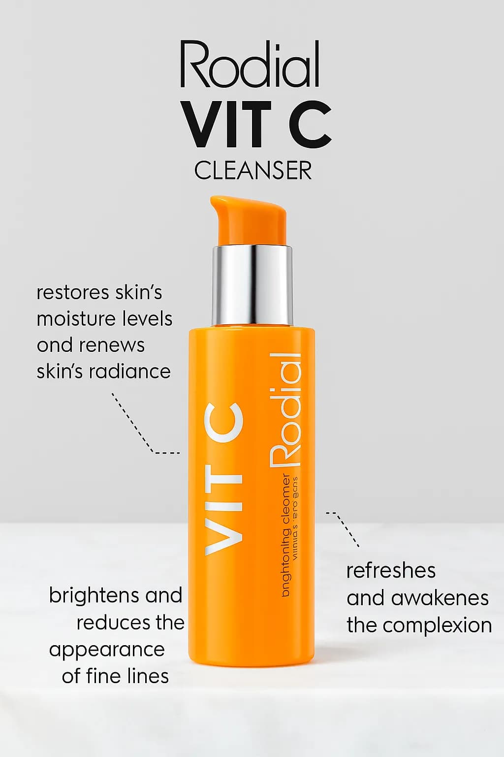 شوینده ویتامین C رودیال 135 میل – Rodial Vit C Brightening Cleanser — تصویر ۵