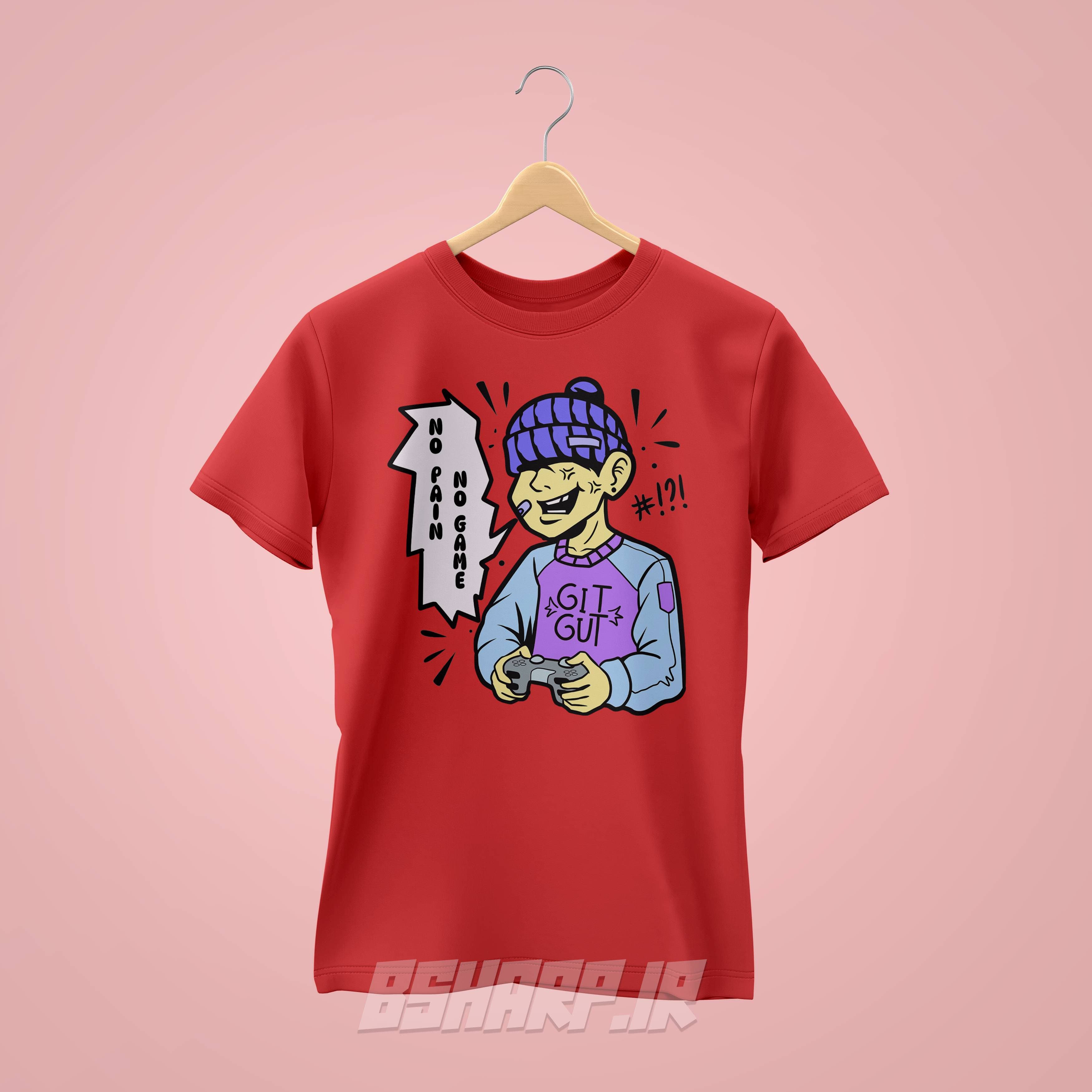 تیشرت Gamer طرح No Ping No Game — تصویر ۴