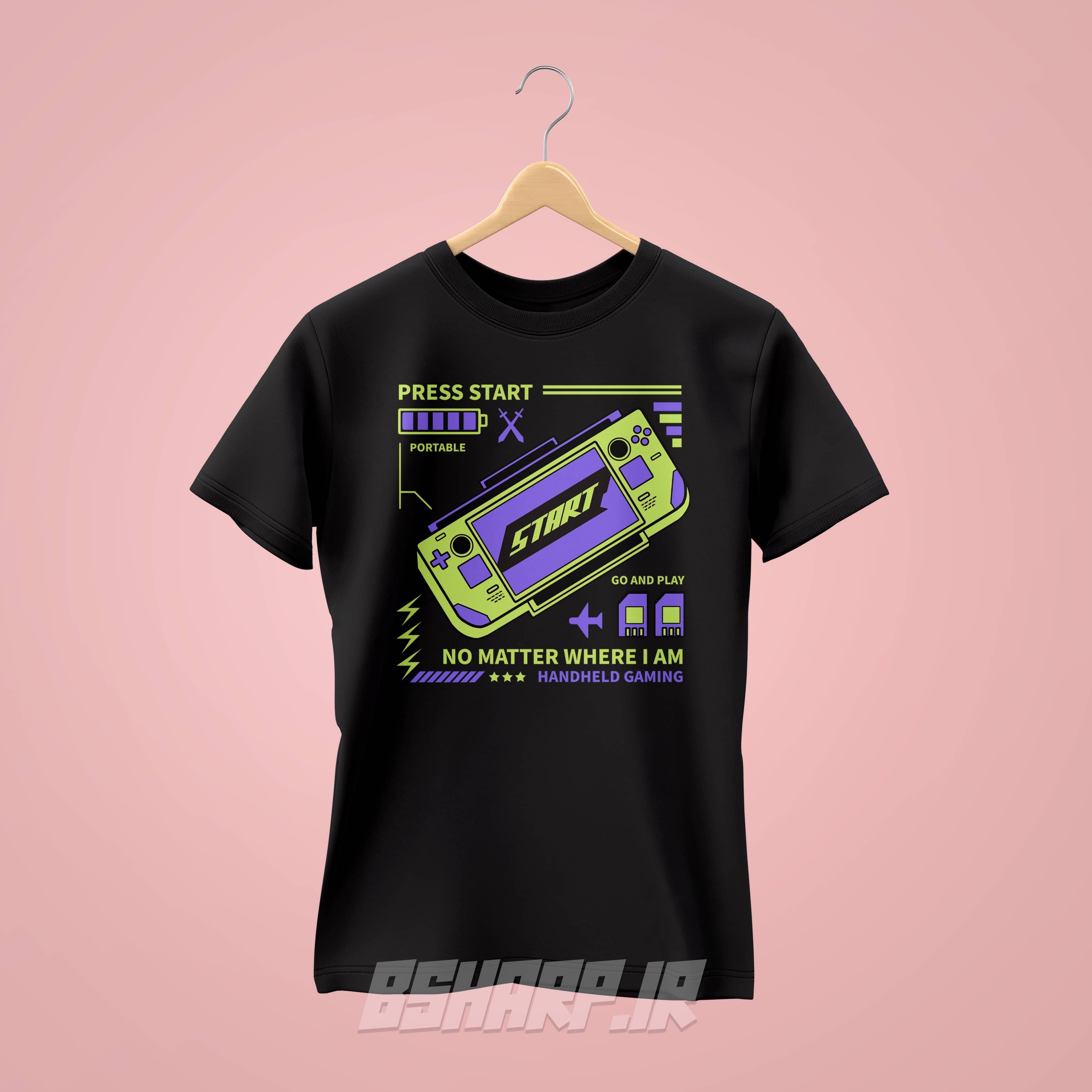 تیشرت Gamer طرح گیم دستی