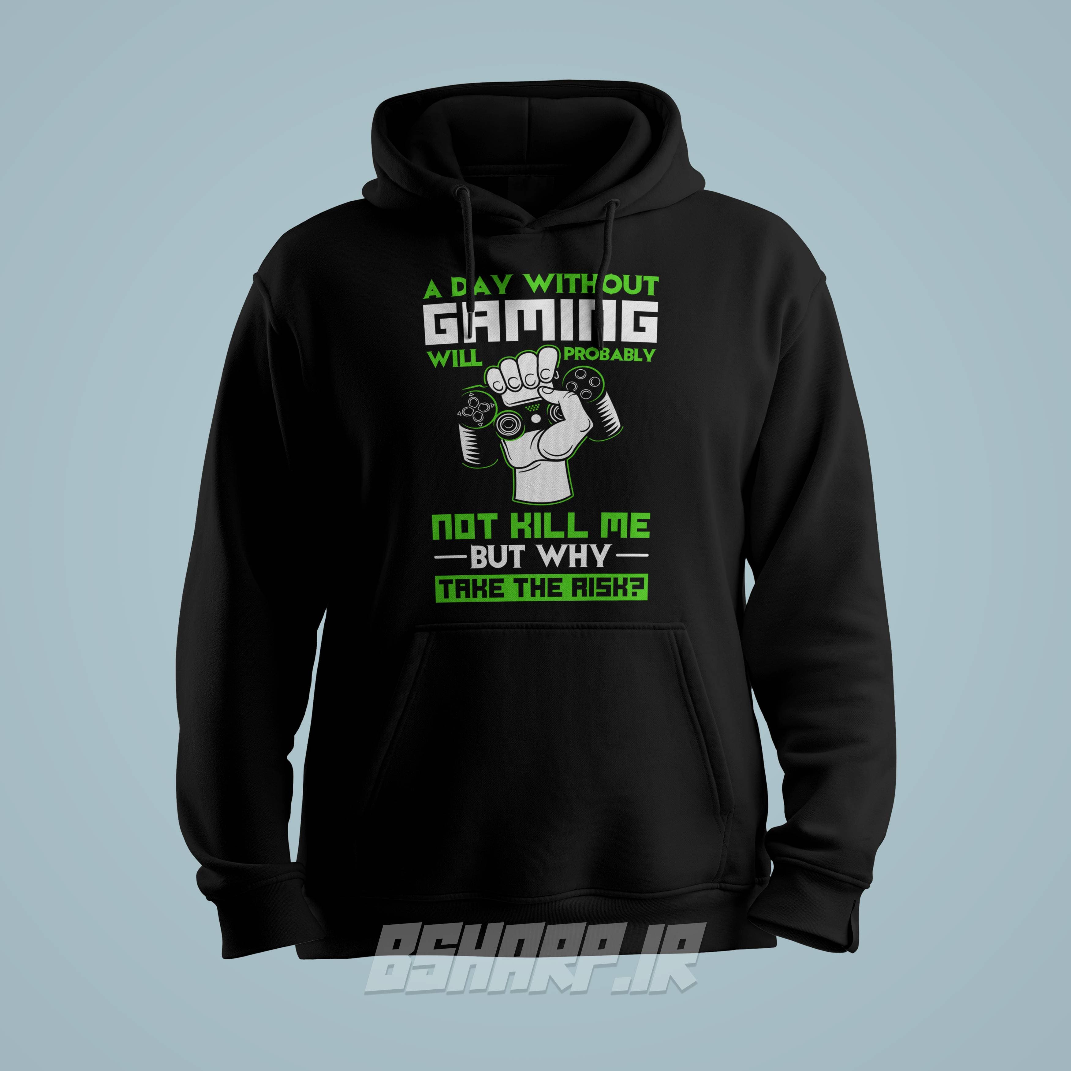 هودی Gamer طرح Why Take The Risk