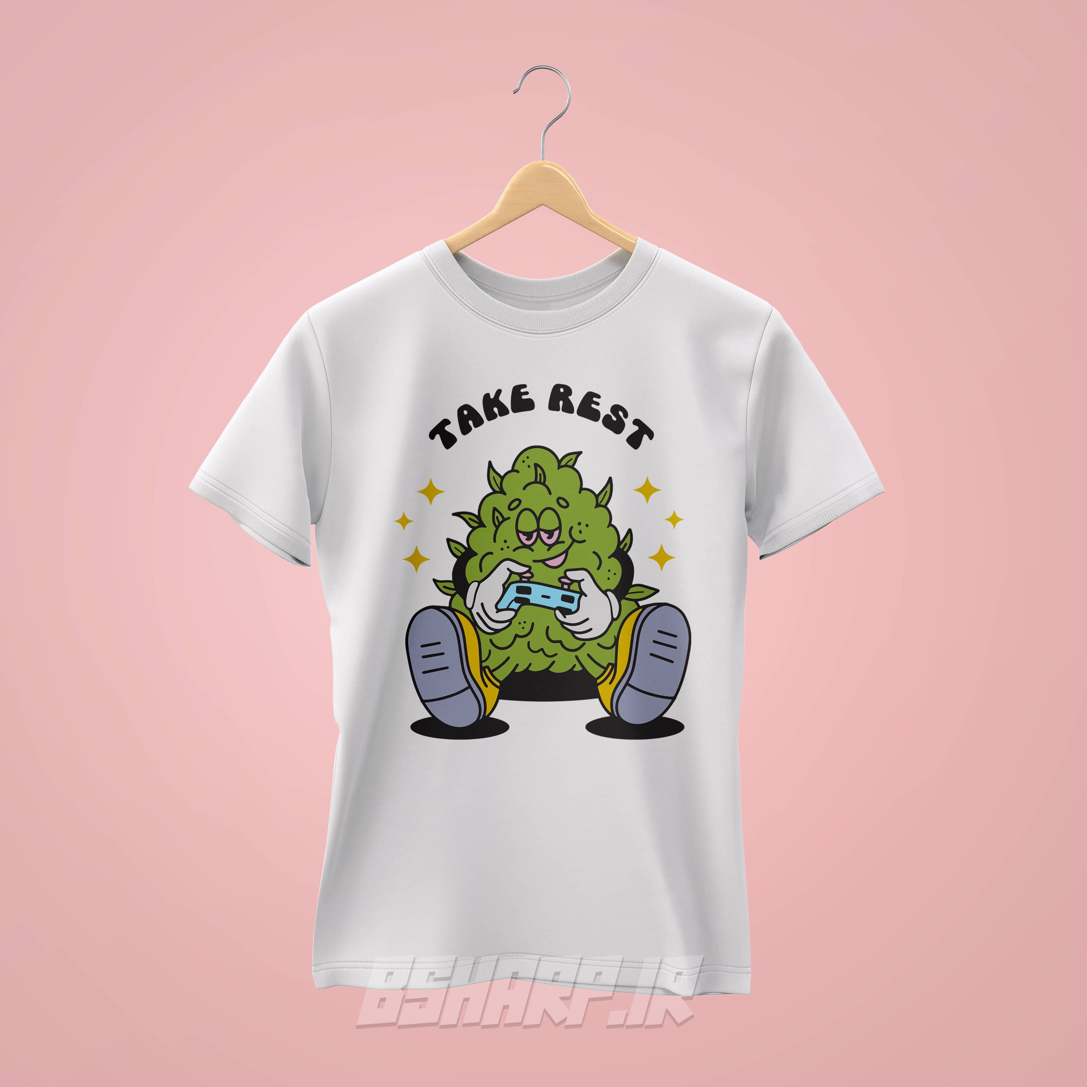 تیشرت Gamer طرح استراحت کن — تصویر ۳