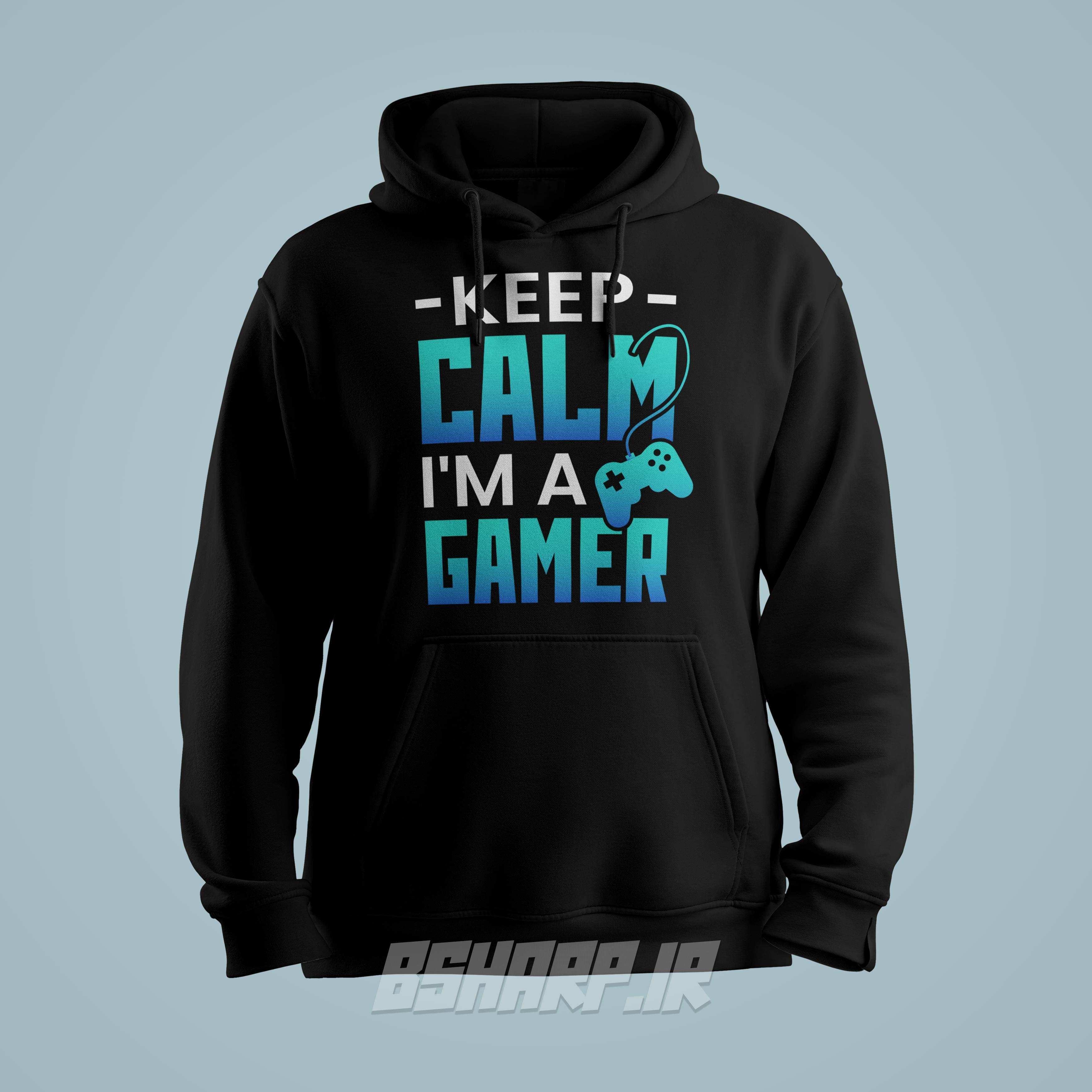 هودی Gamer طرح Keep Calm