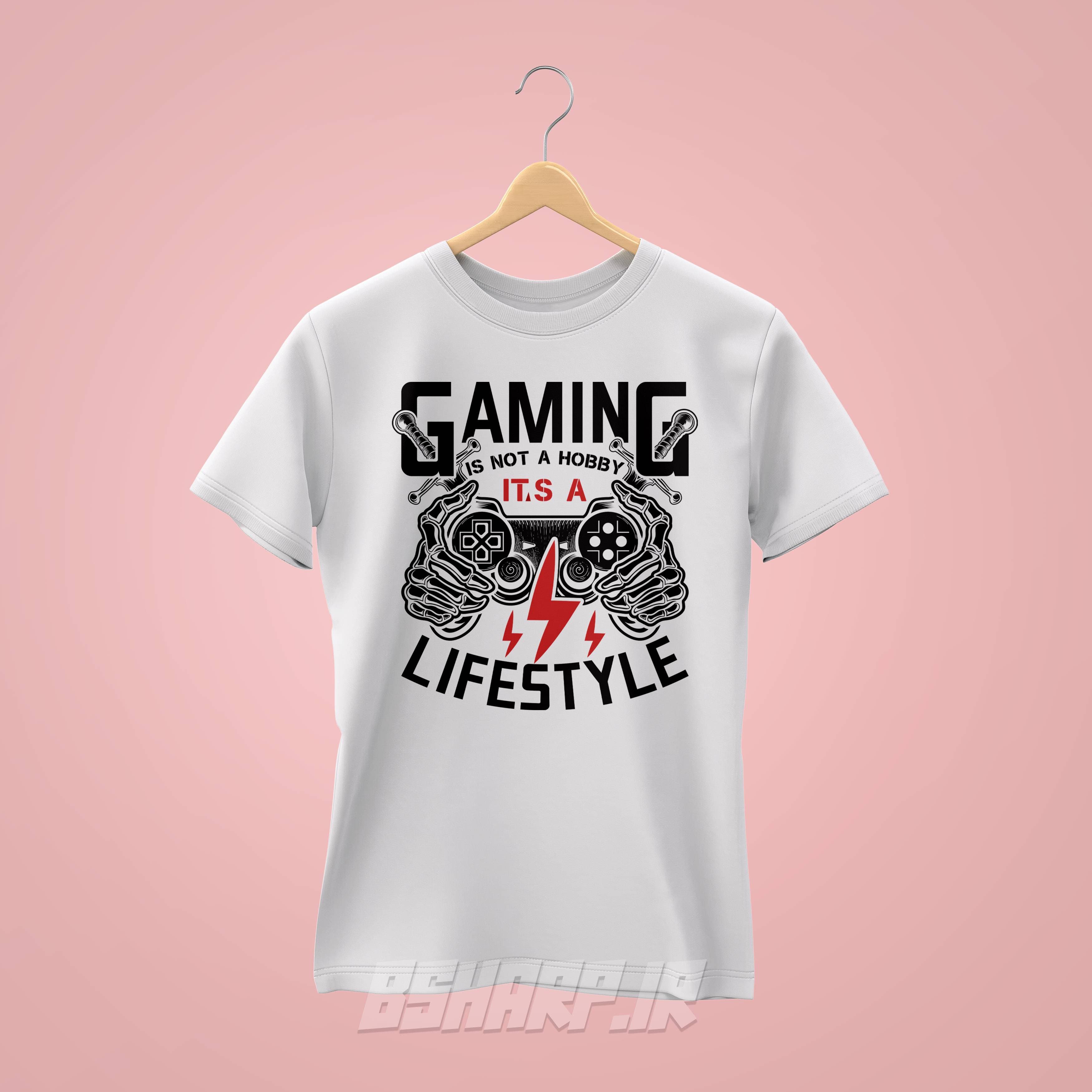 تیشرت Gamer طرح سبک زندگی — تصویر ۳
