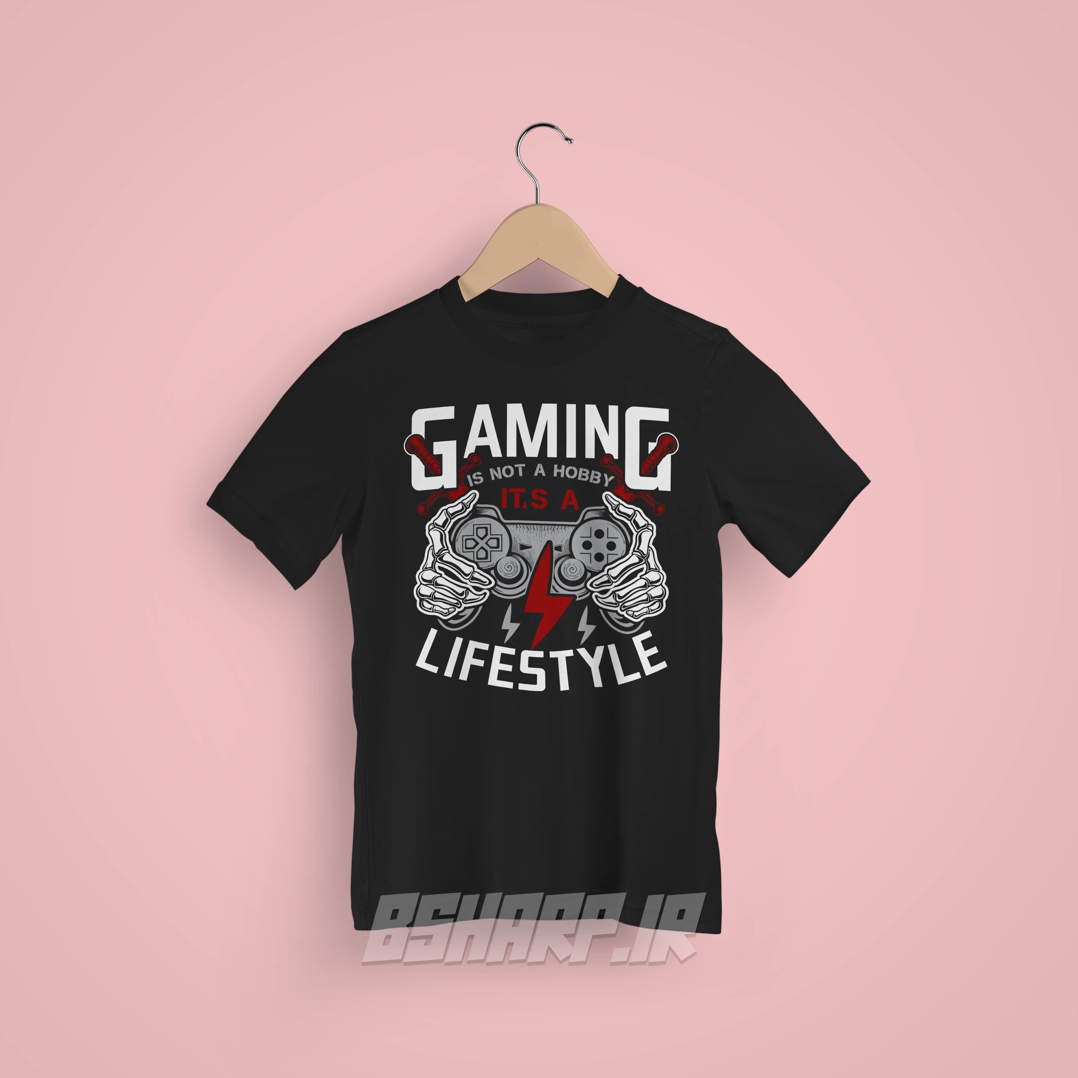 تیشرت Gamer طرح سبک زندگی — تصویر ۷