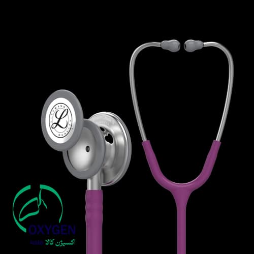 گوشی پزشکی لیتمن کلاسیک 3بنفش پررنگ( بادمجانی استیل) مدل 5831 — تصویر ۵