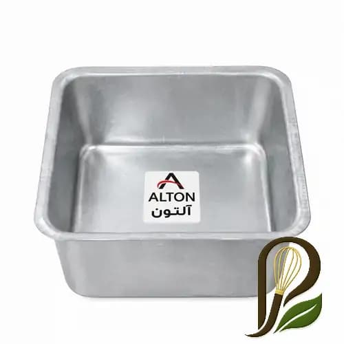 قالب کیک مربع گالوانیزه آلتون (Alton) | سایز ۱۵×۱۵، ارتفاع ۱۰ سانتی‌متر — تصویر ۲