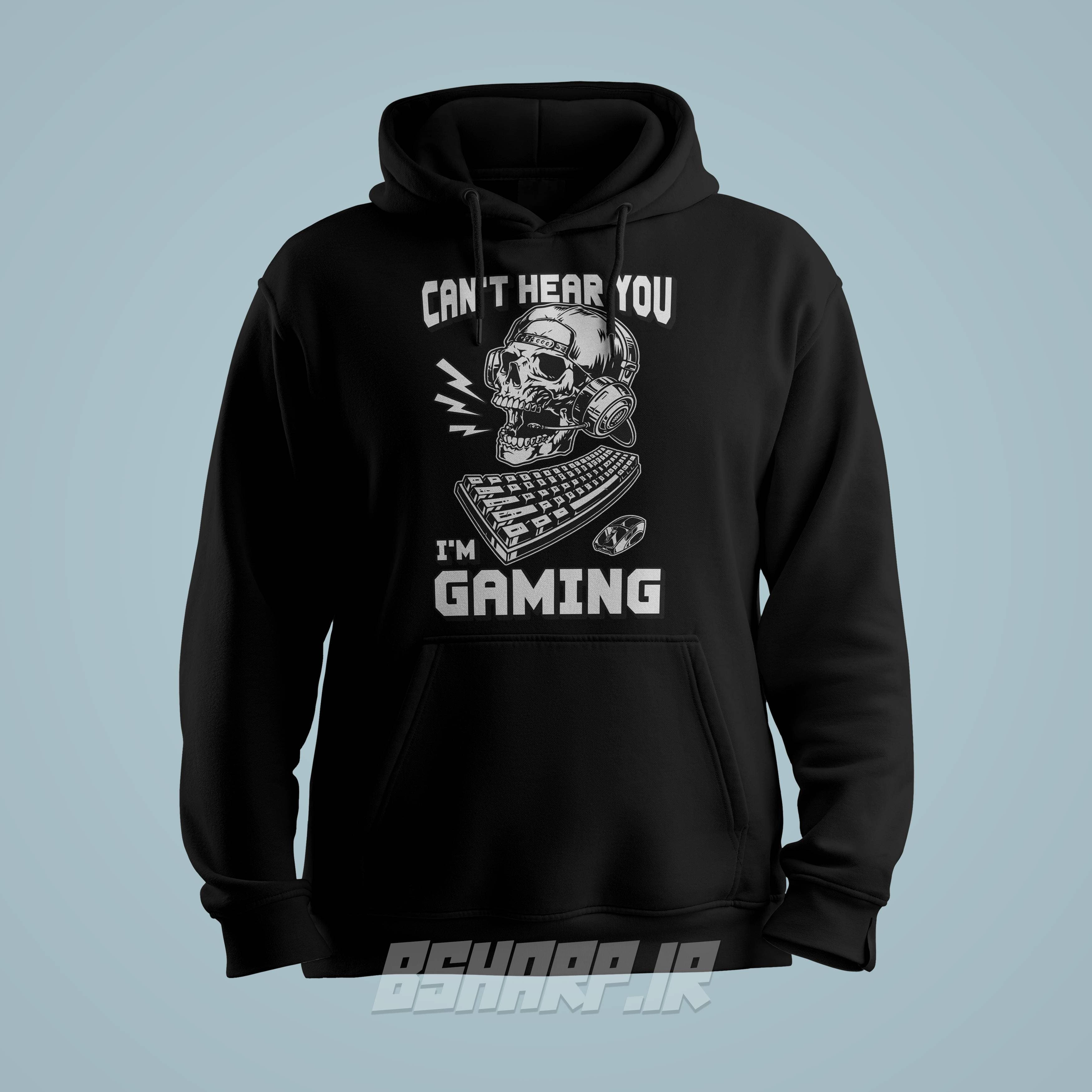 هودی Gamer طرح صدات رو ندارم