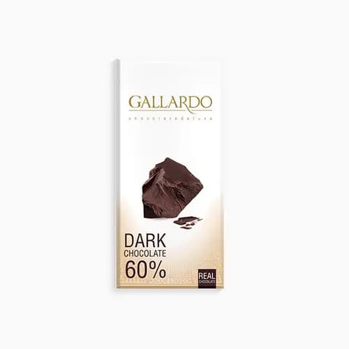 شکلات تلخ ۶۰ درصد گالاردو (Gallardo) – ۸۰ گرمی — تصویر ۲