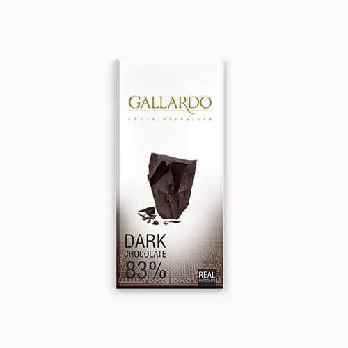 شکلات تلخ ۸۳ درصد گالاردو (Gallardo) – ۸۰ گرمی — تصویر ۲
