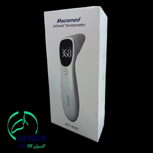 تب سنج لیزری ماکرومد MACROMED دوکاره- گوش و پیشانی AET-R842