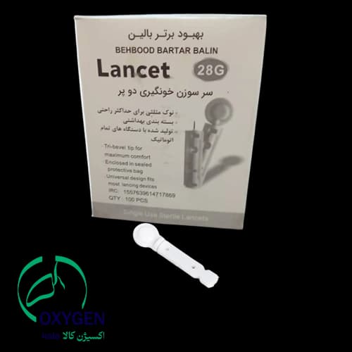 سوزن تست قند خون (لنست 2) پر ایرانی بسته 100 عددی
