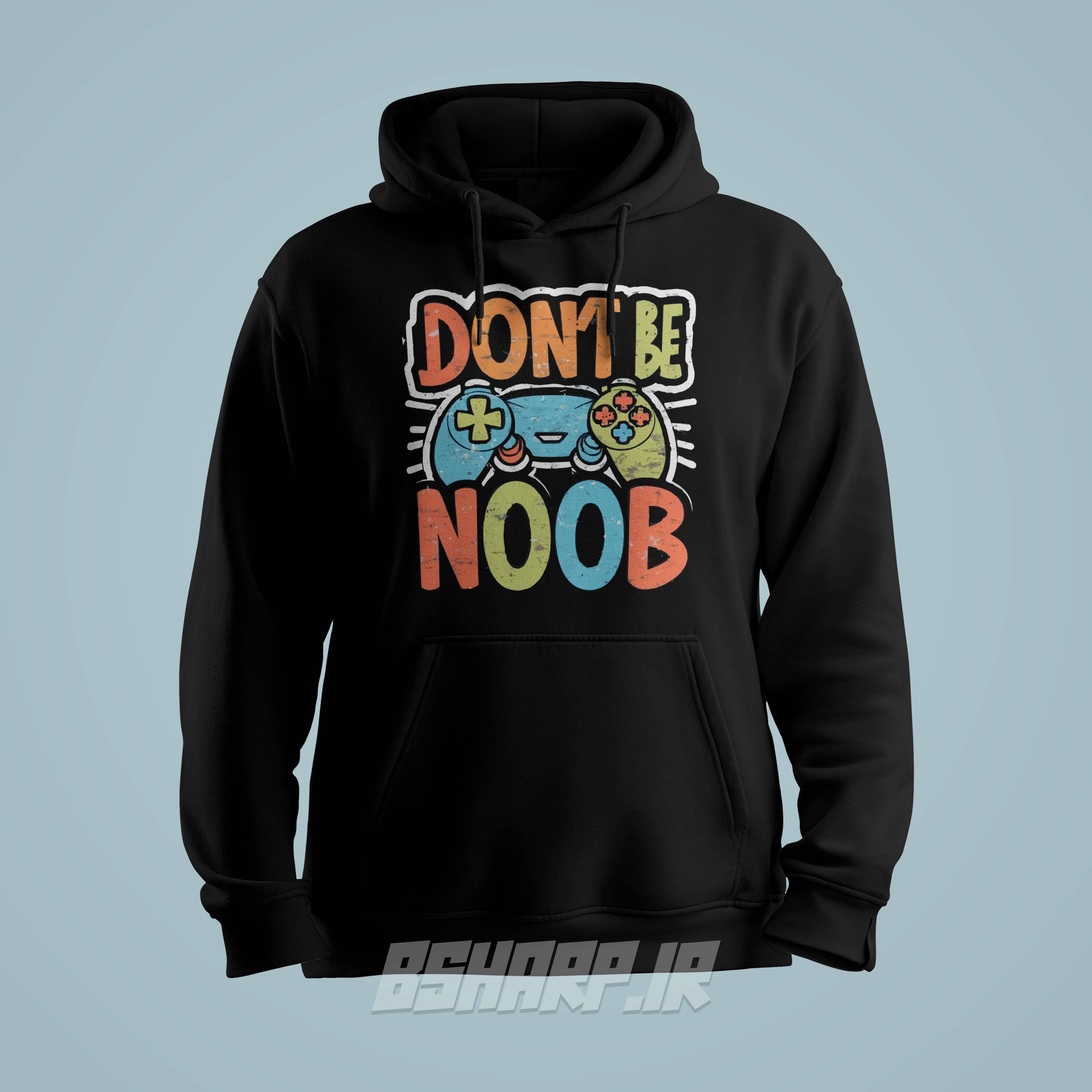 هودی Gamer طرح Don’t Be Noob